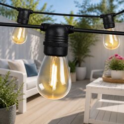 Specifications of 14m Warm White LED Festoon String Lights