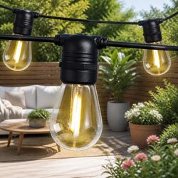Specifications for 68m Festoon String Lights, Warm White
