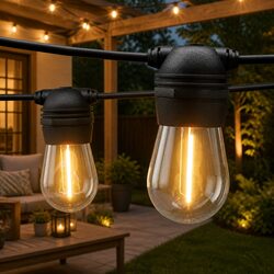 Specifications for 50m Solar Festoon String Lights Warm White