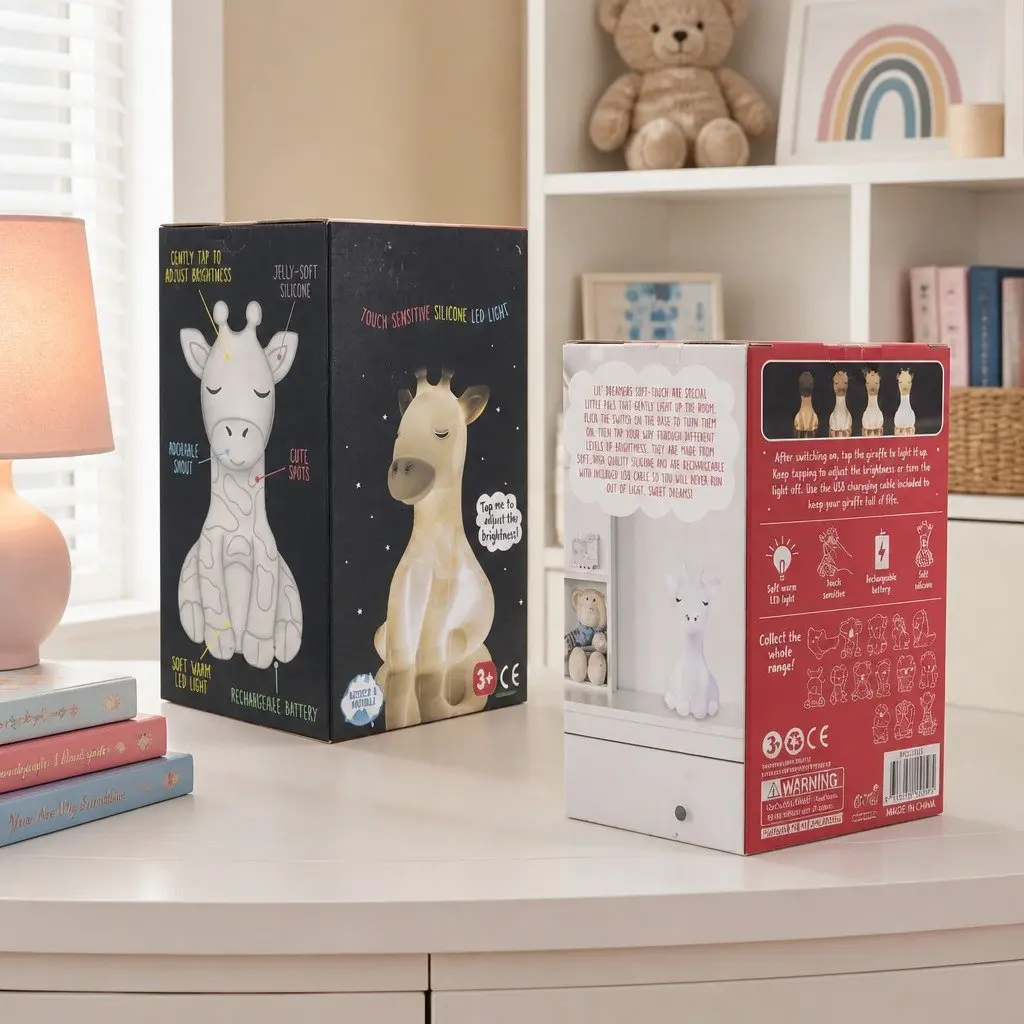 Giraffe Soft Touch LED Light for Kids