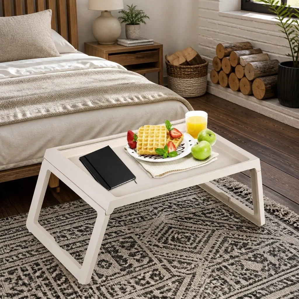 Multifunction Laptop Bed Desk Foldable Portable Writing Table Storage Drawer
