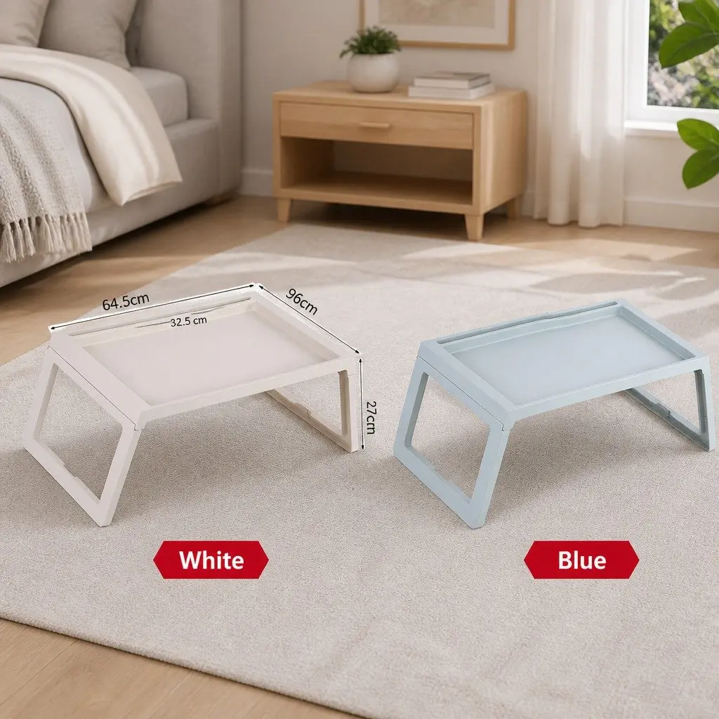 Multifunction Laptop Bed Desk Foldable Portable Writing Table Storage Drawer