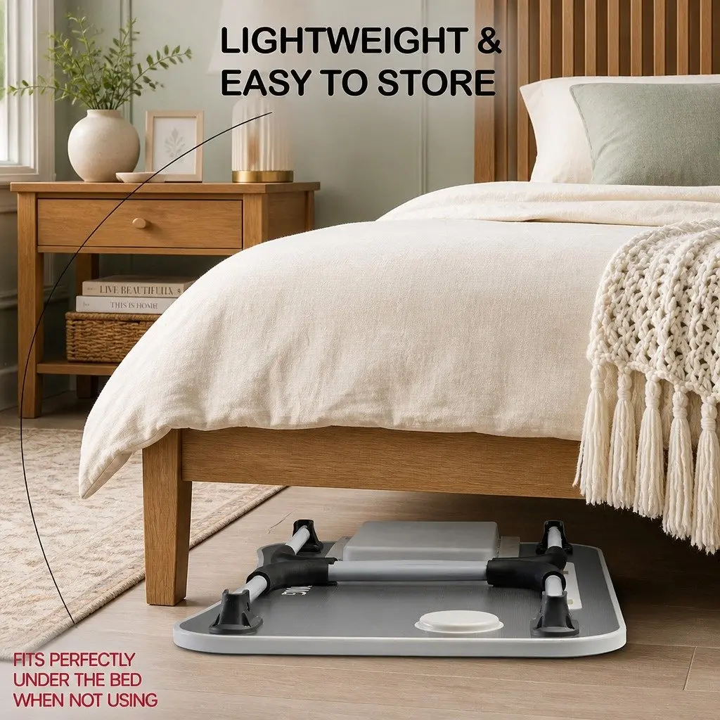 Laptop Bed Desk Foldable Portable Table Study Writing Home Office Kids Adults