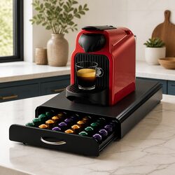 Storage Drawer for 60 Nespresso Capsules - Dimensions 39x26x6.5cm