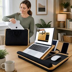 Bamboo Laptop Lap Desk: Specs, Features, and Details