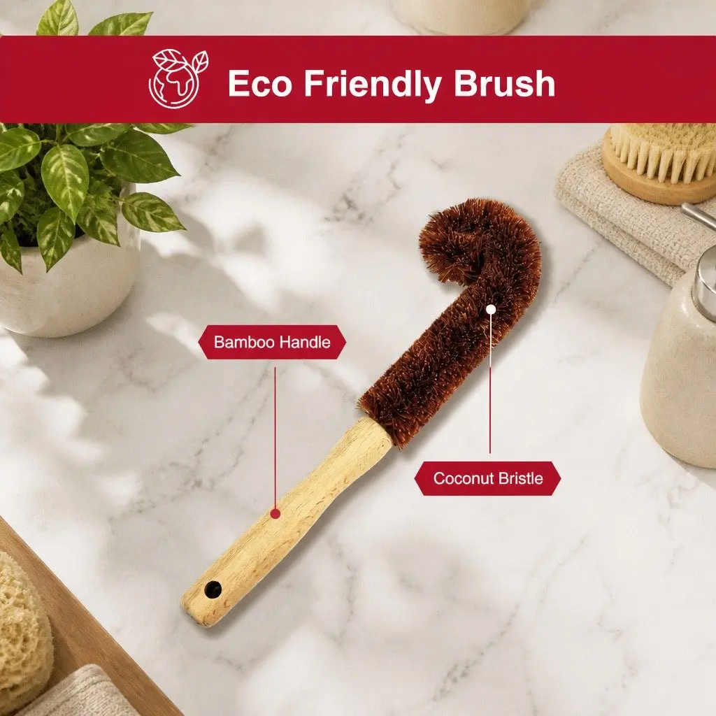 Portable Bamboo Baby Bottle Drying Rack Storage Organizer for Kitchen Counter