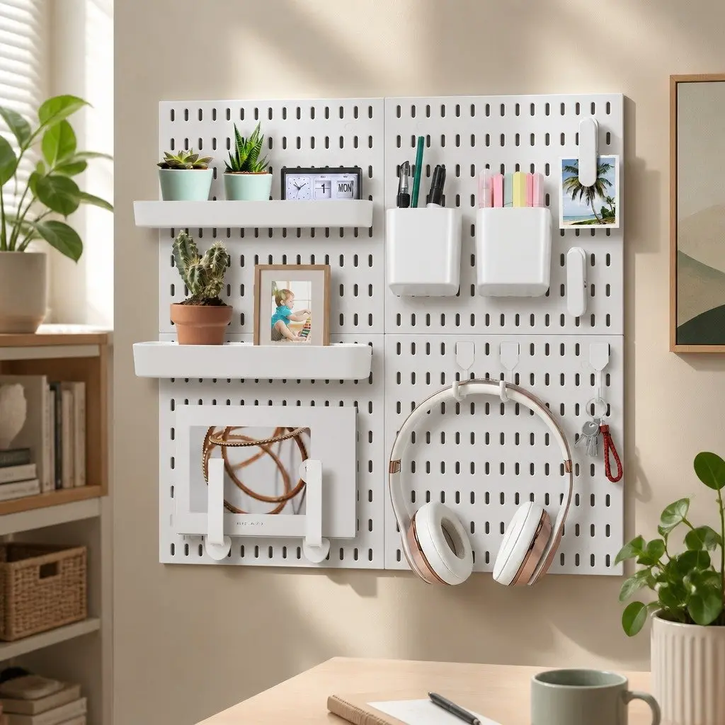 Pegboard Combination Kit with 18 Accessories
