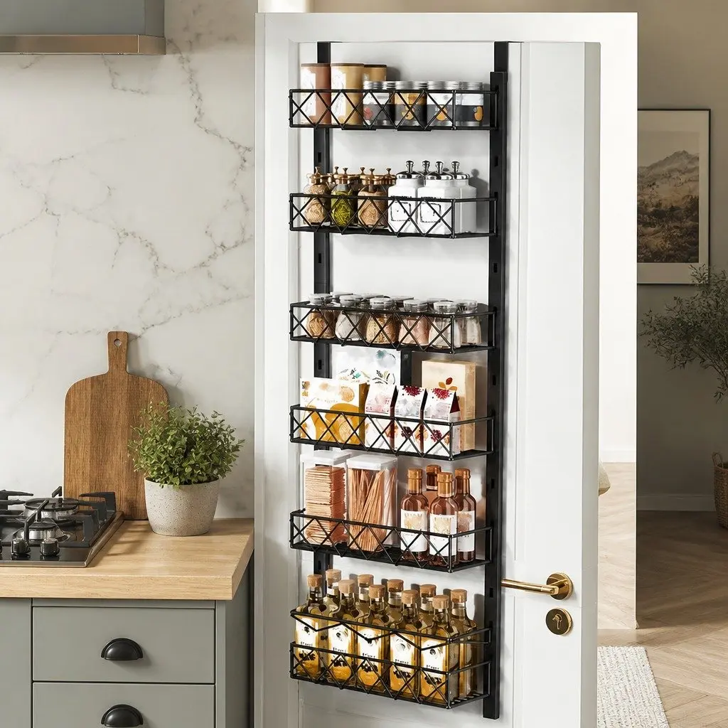 6 Tier Over Door Pantry Organiser