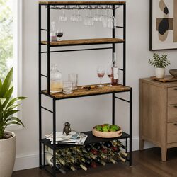 Wine Rack Specifications: 20 Bottle Capacity