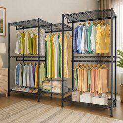Heavy Duty Garment Rack Dimensions and Details