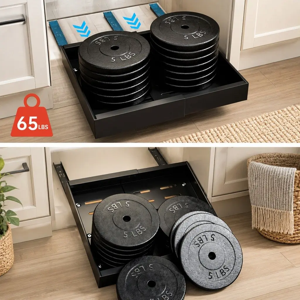 2 Pack Pull Out Cabinet Organizers