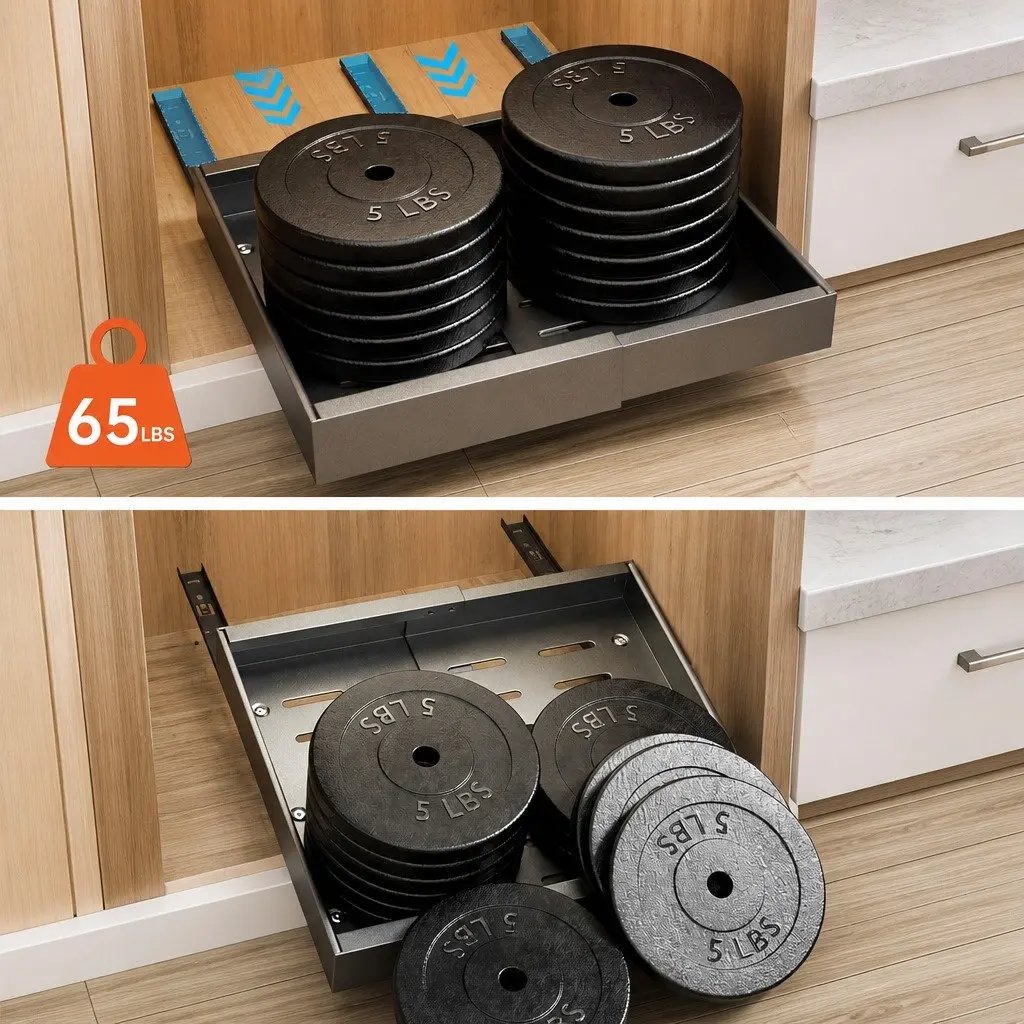 2 Pack Pull Out Cabinet Organizers