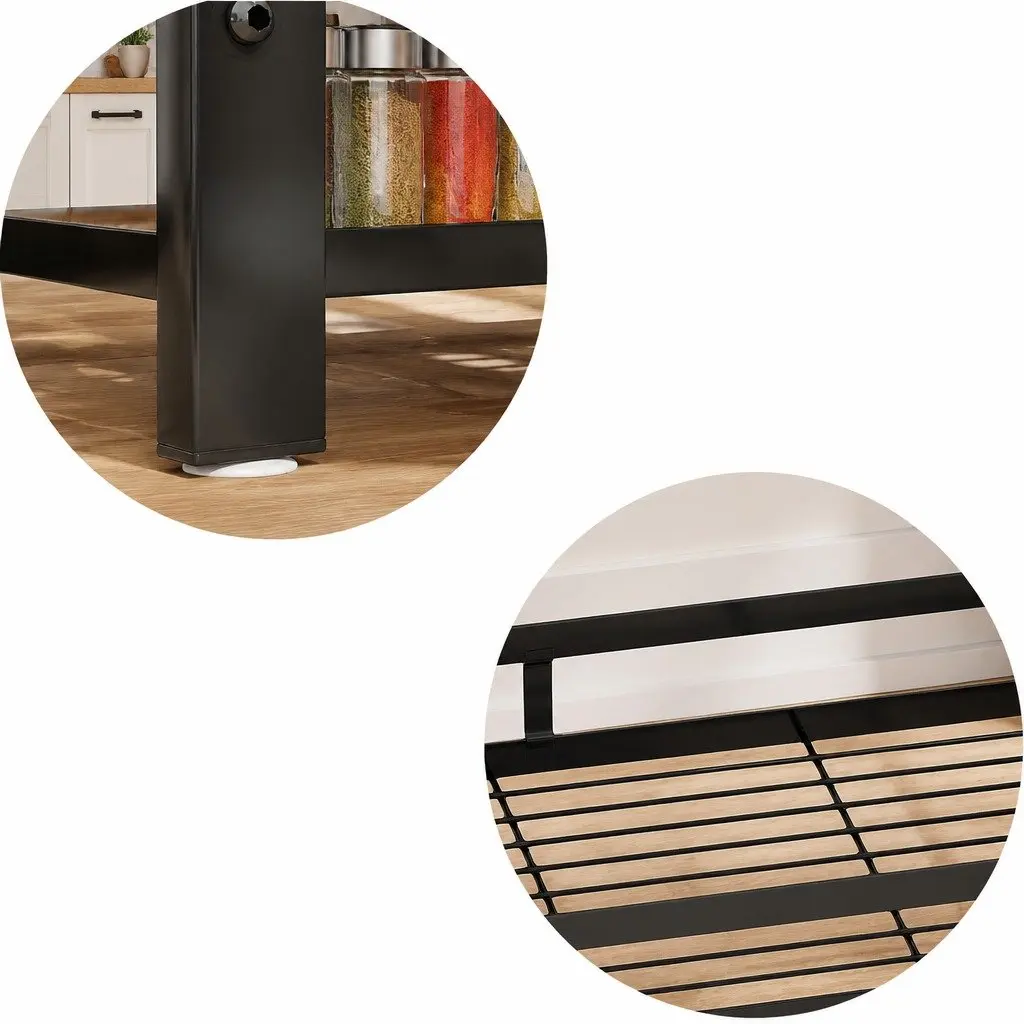 2-Tier Kitchen Spice Rack Organizer Storage Shelf Countertop Condiments Oil
