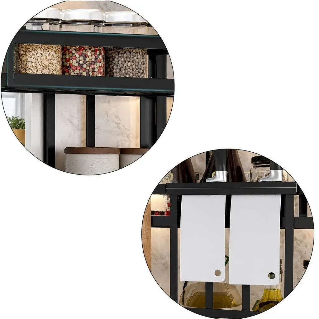 2-Tier Kitchen Spice Rack Organizer Storage Shelf Countertop Condiments Oil