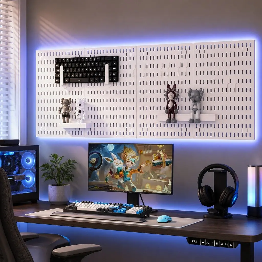 Modular Pegboard Wall Organizer Kit