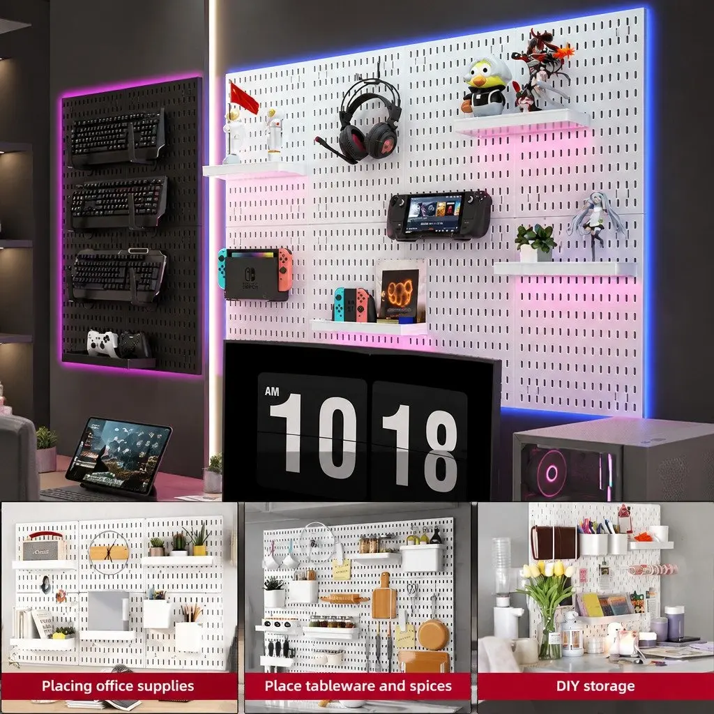 Modular Pegboard Wall Organizer Kit