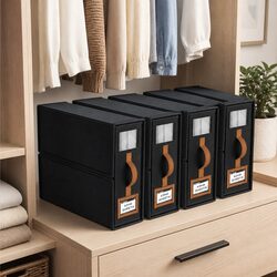 Storage Organizer for Bedding - Set of 4 Boxes