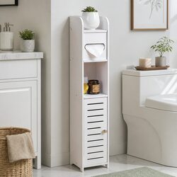 Specifications of a Slim Bathroom Cabinet with Storage Options