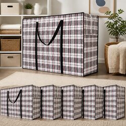 Storage Bags 6 Pack – Large Organizers with Zipper Closure for Home