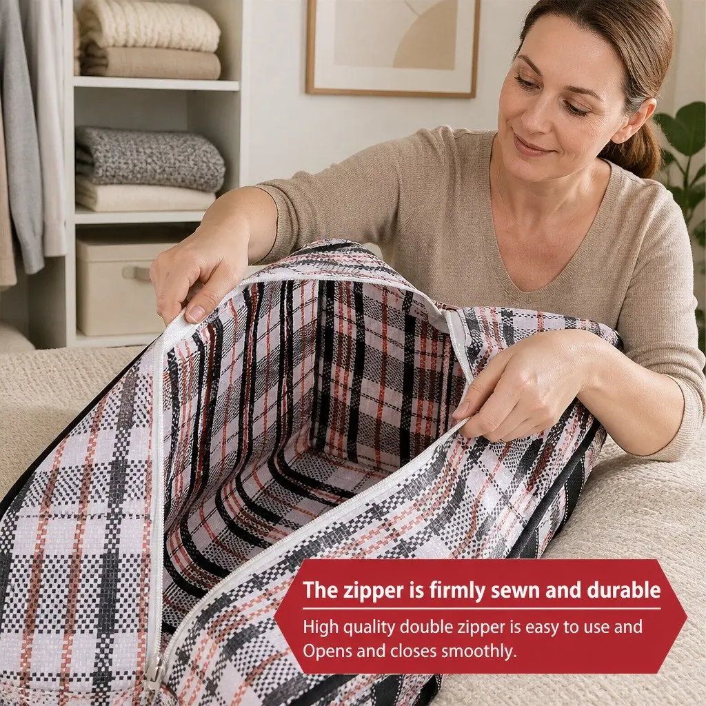 Storage Bags for Clothes Bedding Organizer 6 Pack Large Size