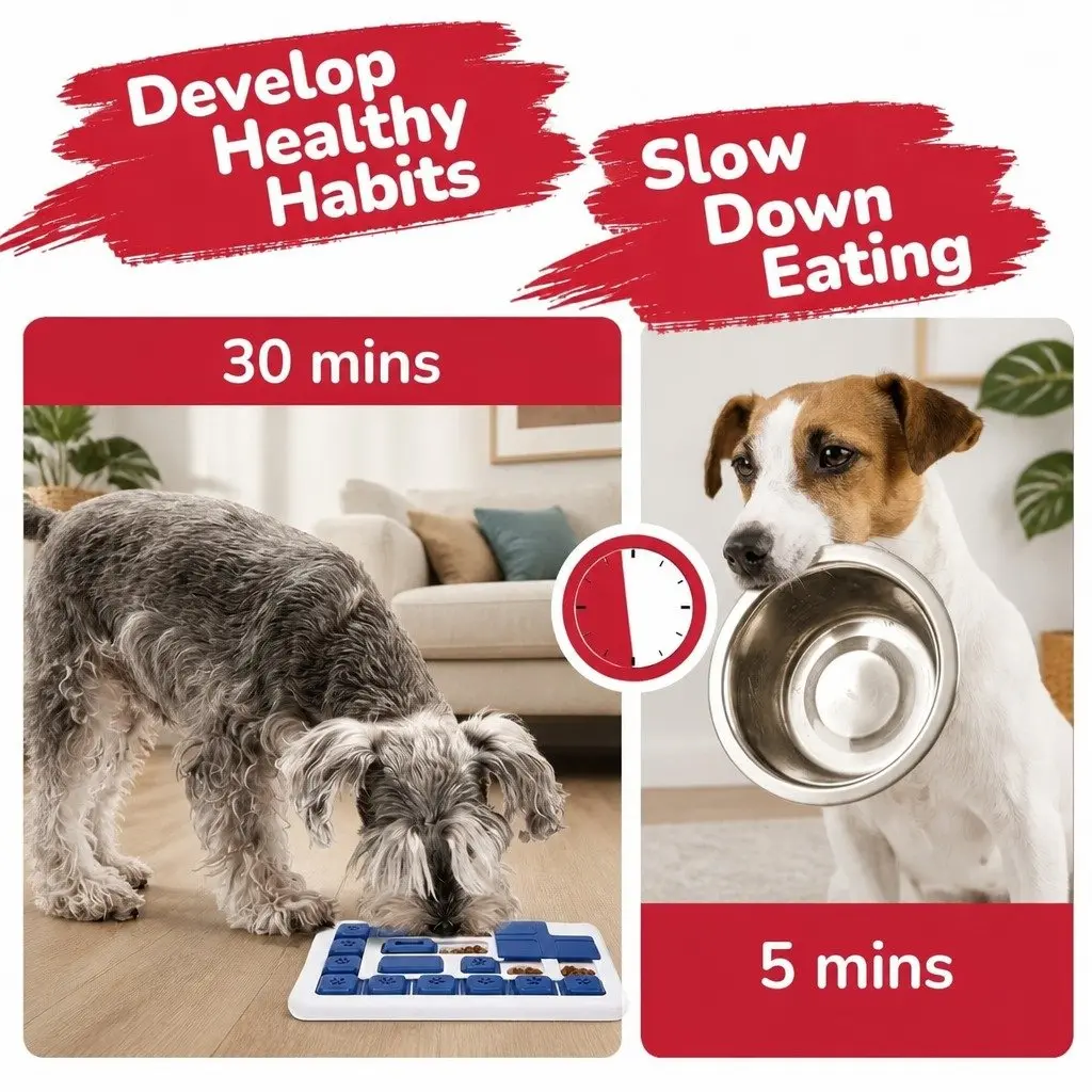 Interactive Dog Puzzle Toy Slow Feeder for Mental Stimulation 30 x 20 x 3 cm