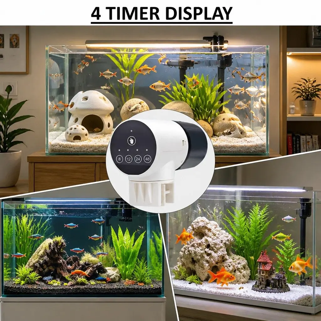 Automatic Fish Feeder for Aquariums