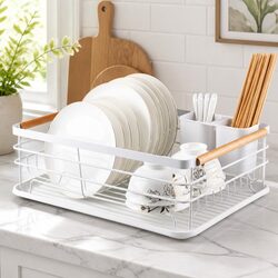 Dish Drying Rack Specifications: Stainless Steel, Compact Design