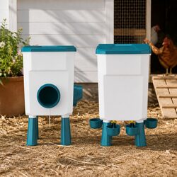Automatic Chicken Feeder and Waterer: 8KG Food, 7L Water