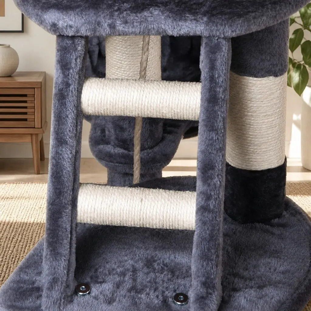 Cat Tree 120cm Indoor Cats Condo Hammock Plush Perch Scratching Posts Kittens