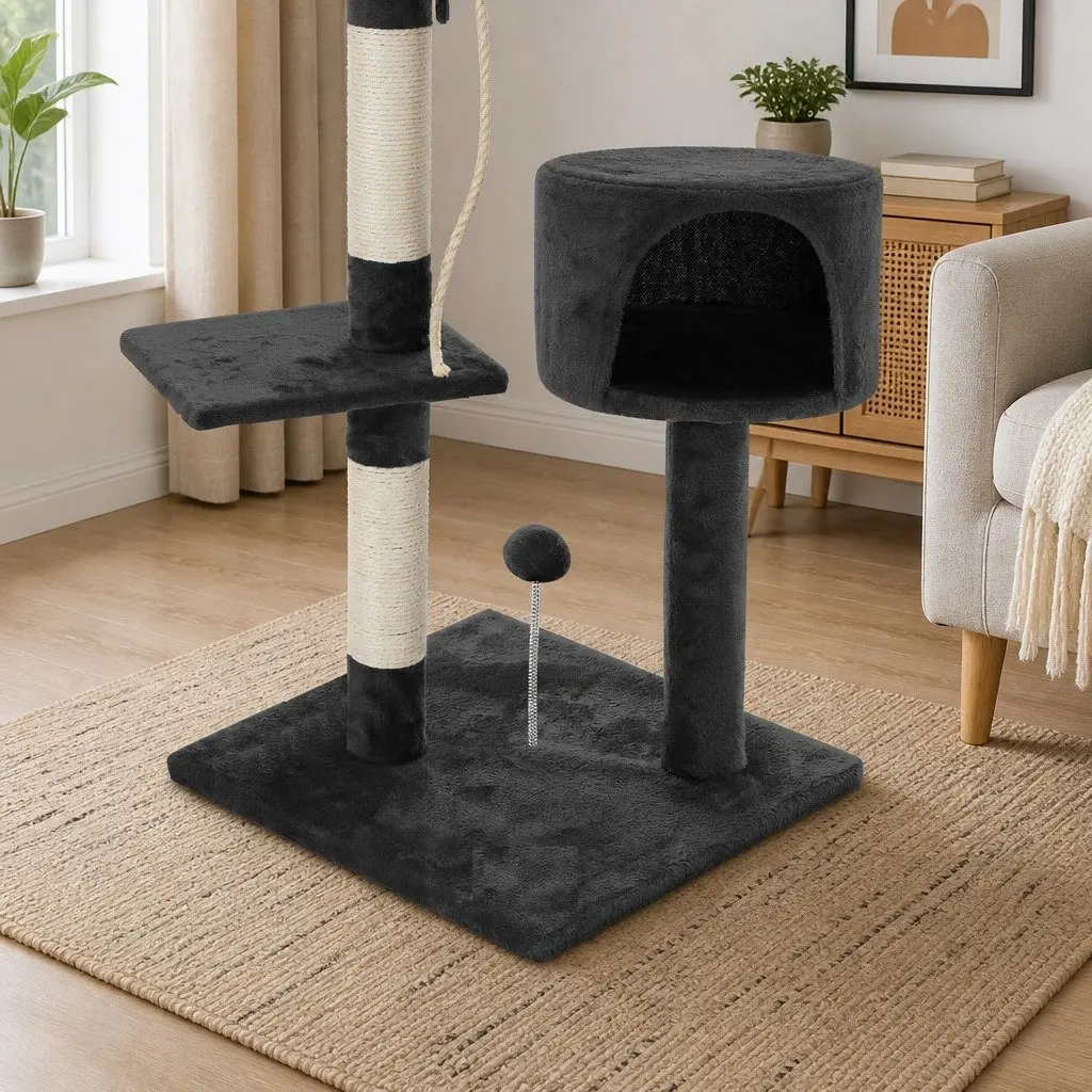 Cat Tree 140cm Indoor Cats Multi-Level Climbing Perch Sisal Scratching Posts