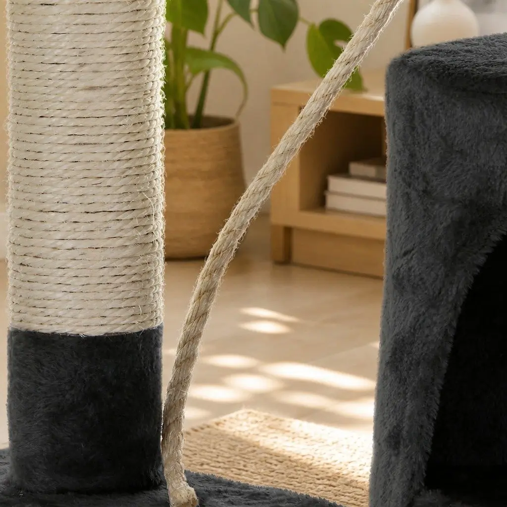 Cat Tree 140cm Indoor Cats Multi-Level Climbing Perch Sisal Scratching Posts