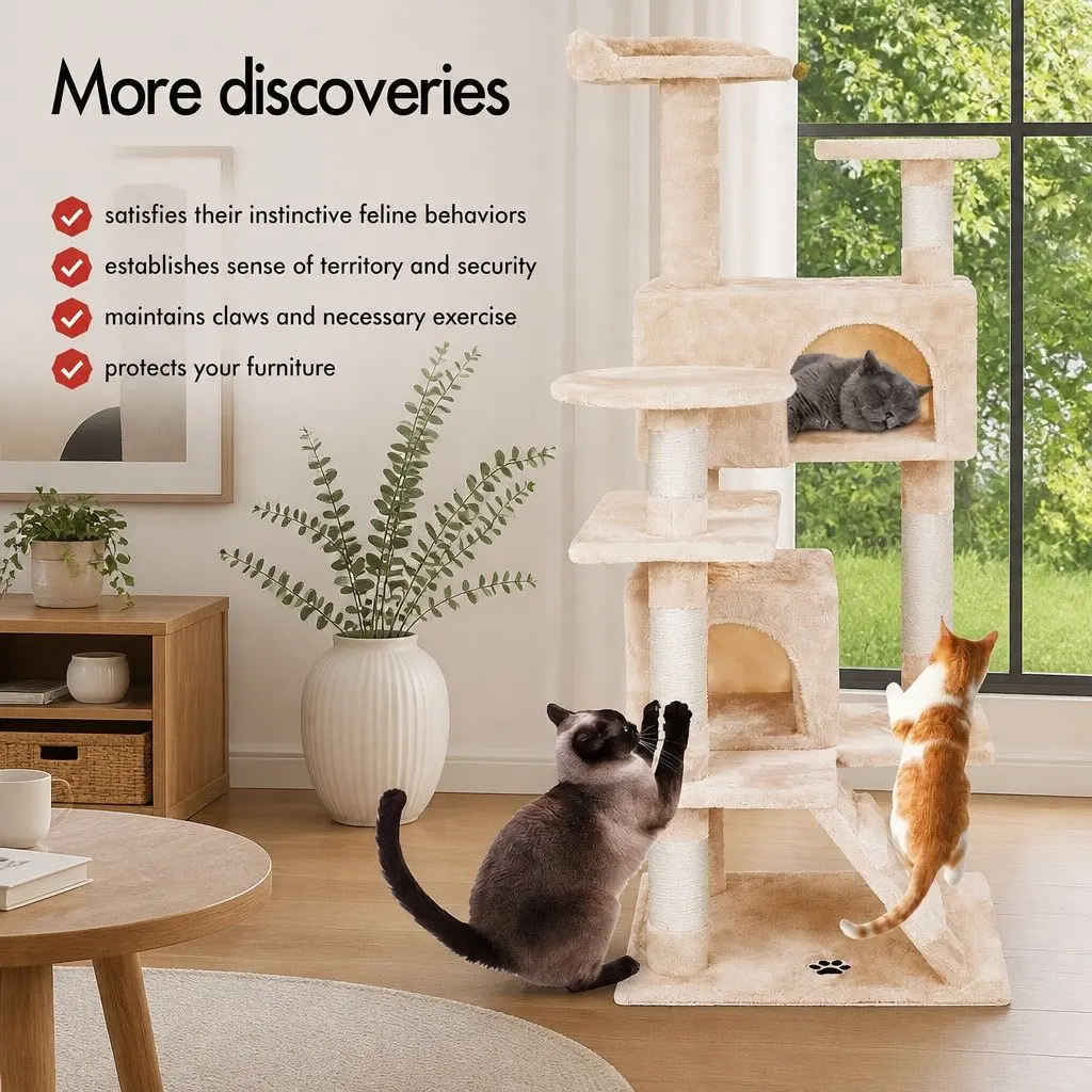 180cm Indoor Cat Tree Tower