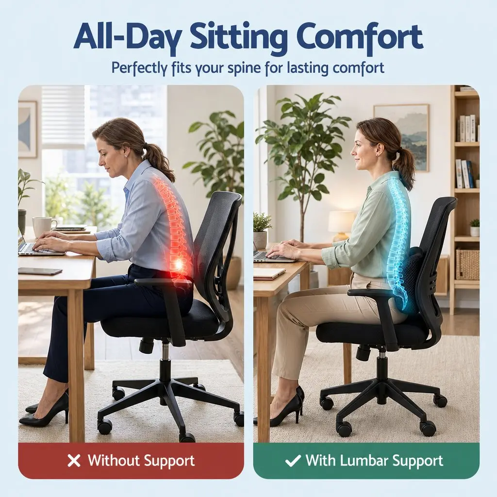 Ergonomic Lumbar Support Pillow