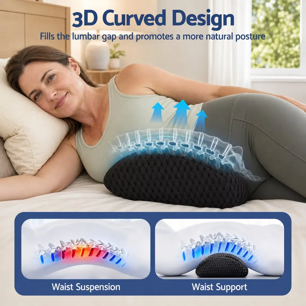 Ergonomic Lumbar Support Pillow