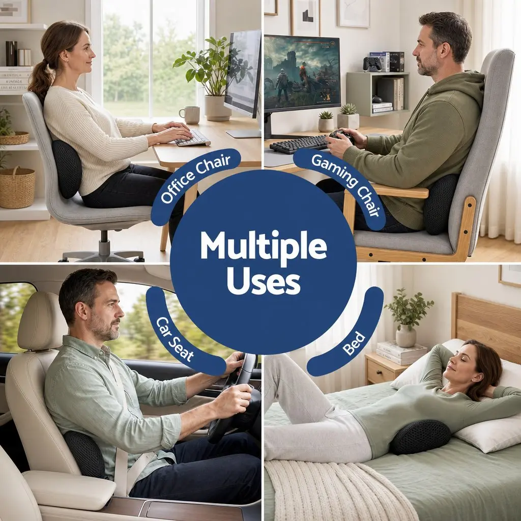 Ergonomic Lumbar Support Pillow
