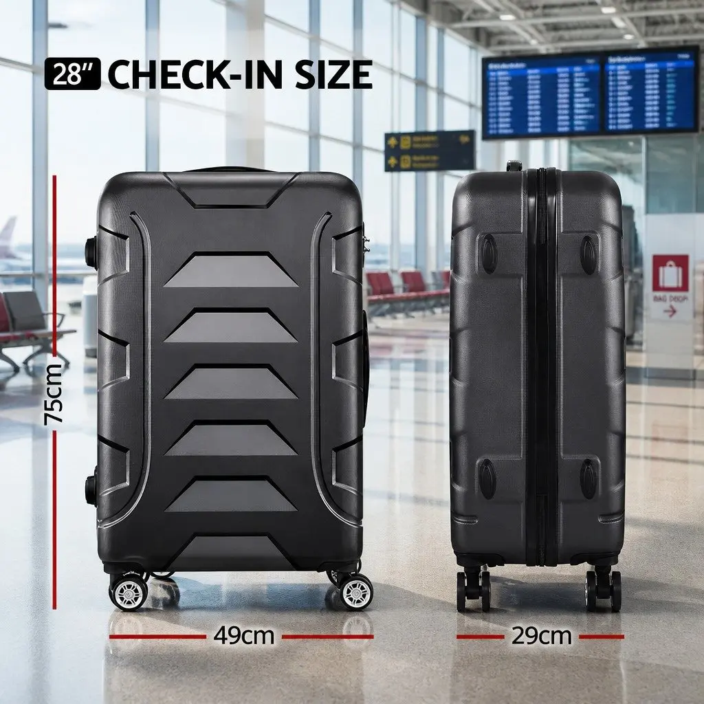 28 Inch Hard Shell Travel Suitcase