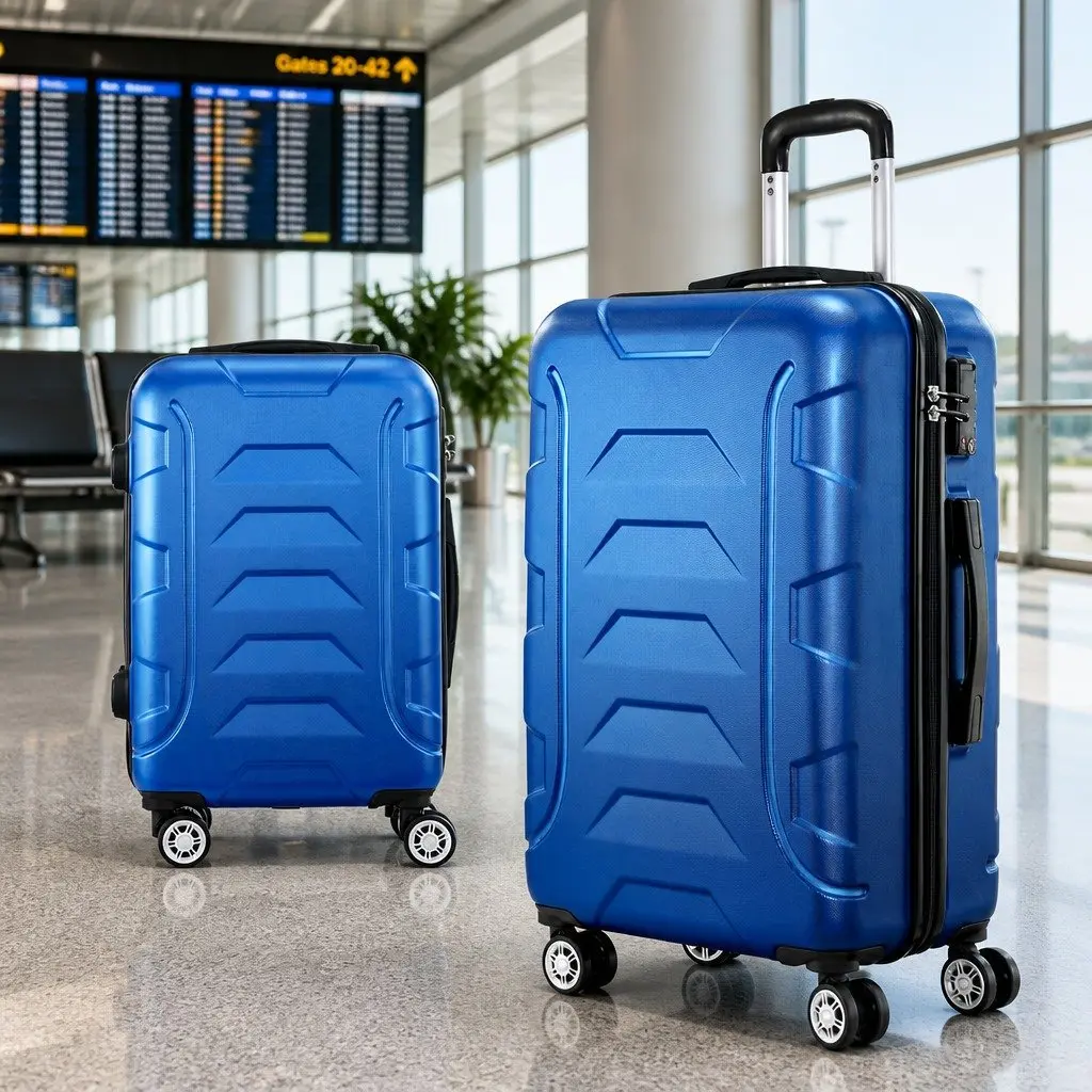 Luggage Set 20" 28" Hard Shell Suitcase TSA Lock Spinner Carry On Travel Case
