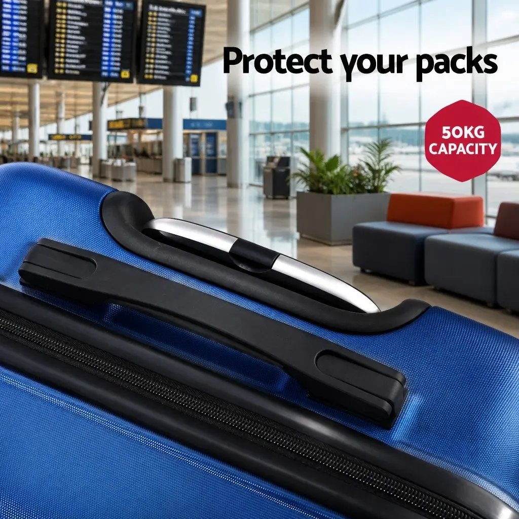 Luggage Set 3 Piece 20 24 28 Inch Hard Shell Suitcase TSA Lock Spinner Wheels