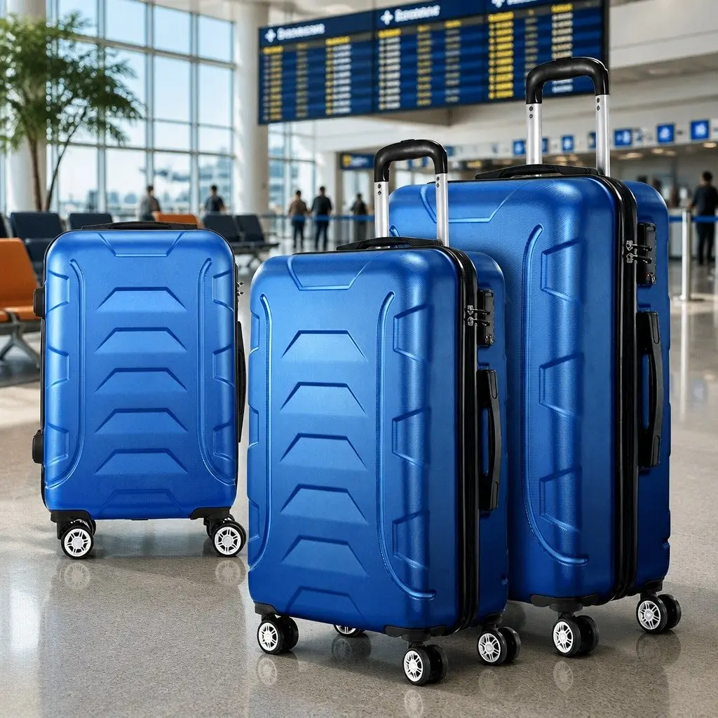 Luggage Set 3 Piece 20 24 28 Inch Hard Shell Suitcase TSA Lock Spinner Wheels
