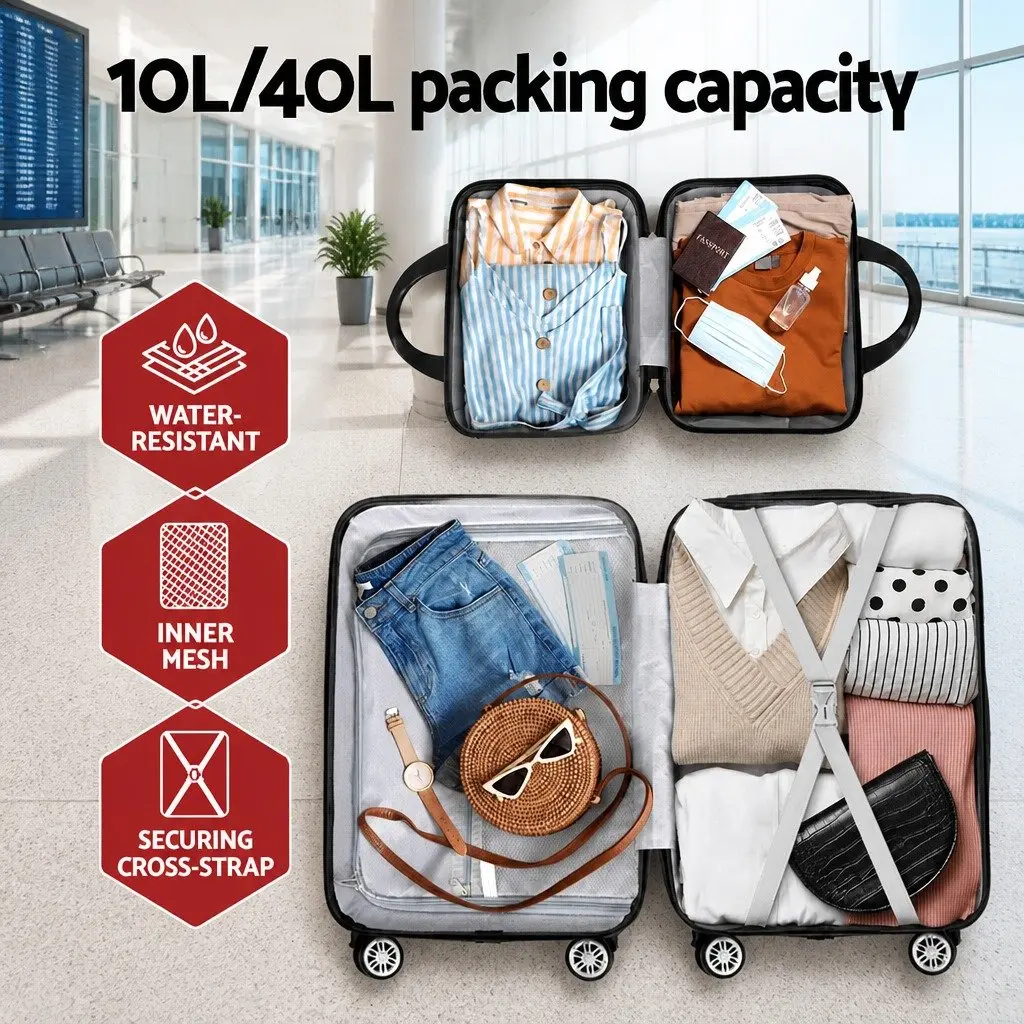 2-Piece Hard Shell Luggage Set