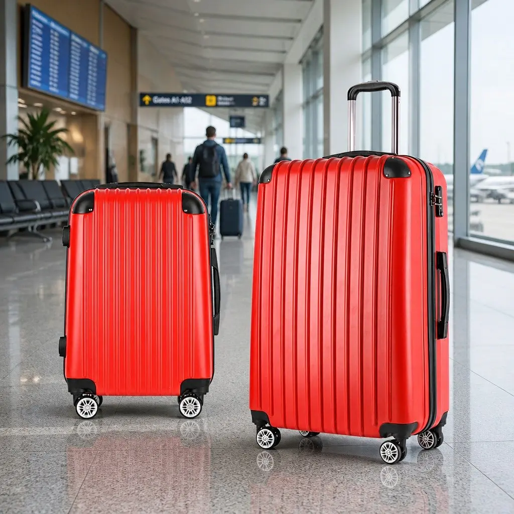 20" and 28" Hard Shell Luggage Set with TSA Locks