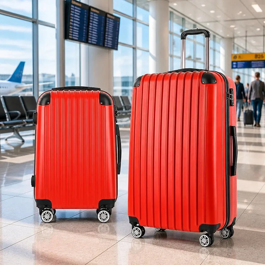 20" and 28" Hard Shell Luggage Set with TSA Locks