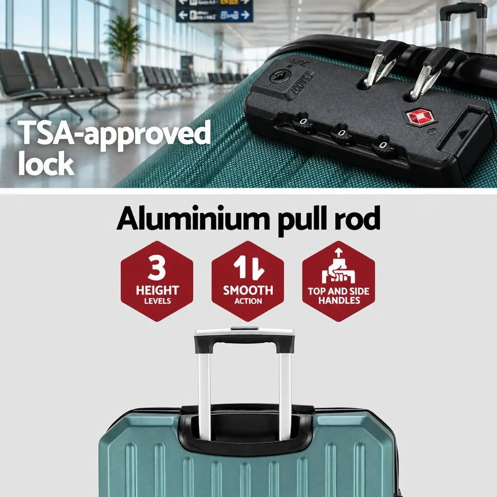 Luggage Suitcase Travel 28 Inch Hard Shell Trolley with Spinner Wheels