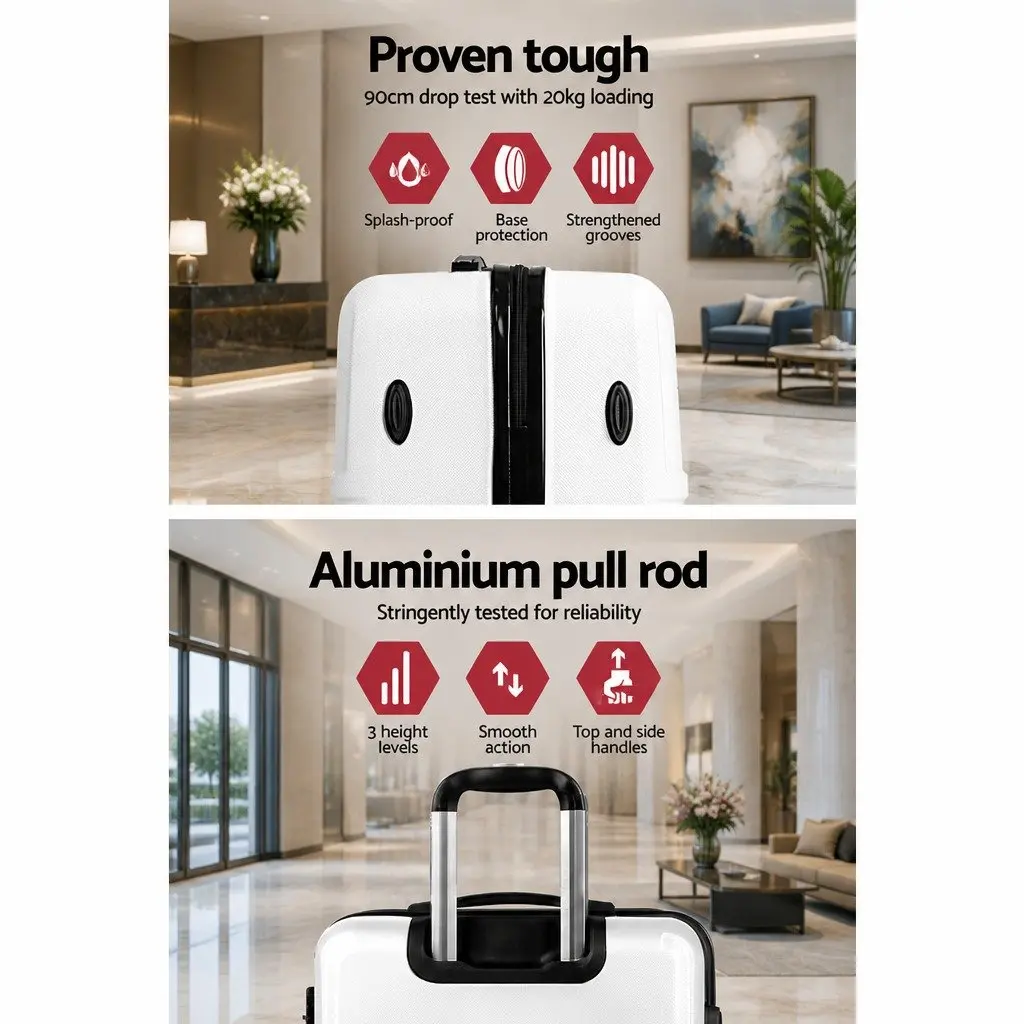 Luggage Set Hard Shell Suitcase for Travel 20" 24" 28