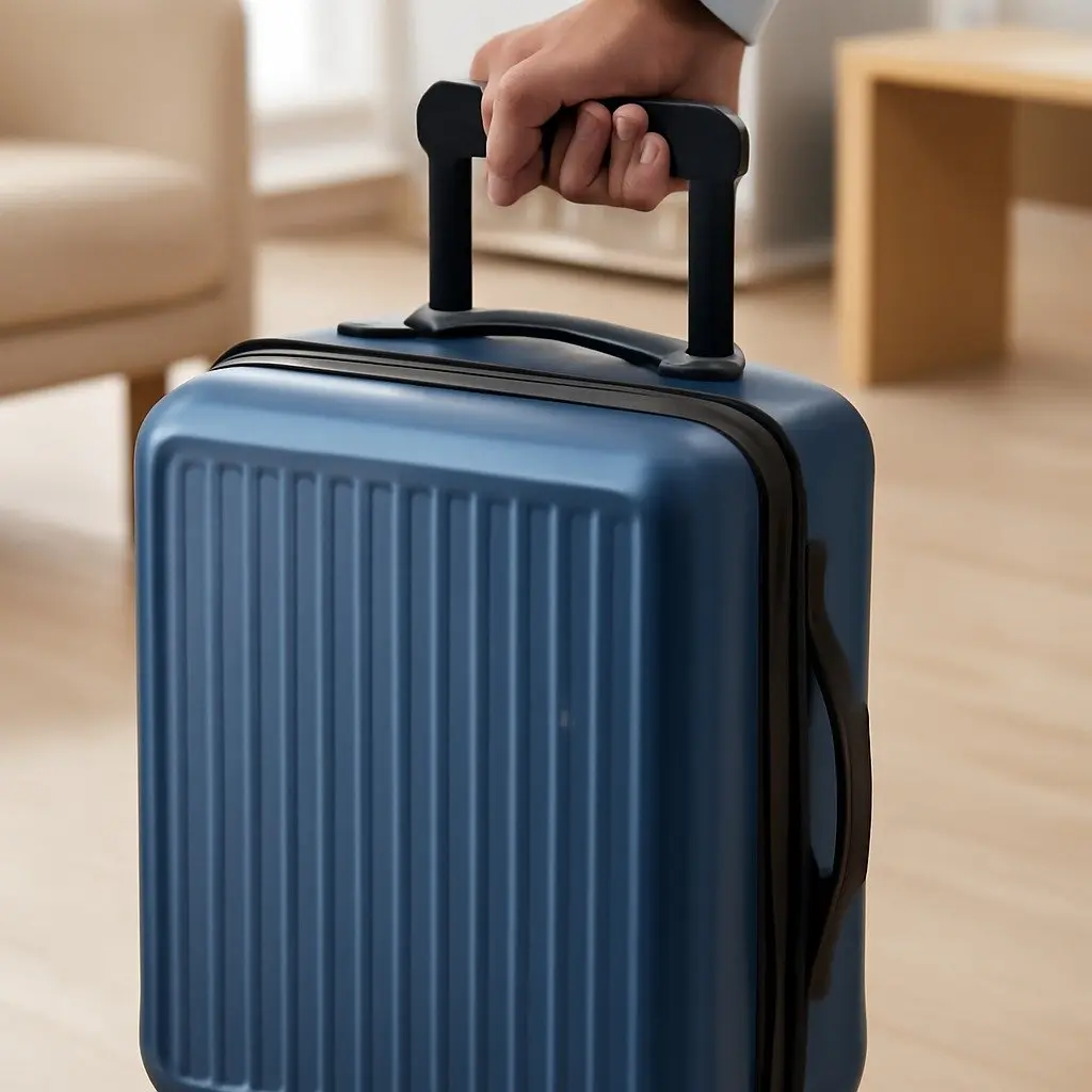 20" Navy Carry-On Luggage with TSA Locks