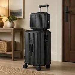 Specifications of 2-Piece Black Hard Shell Luggage Set