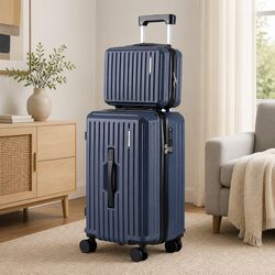2-Piece Navy Hard Shell Suitcase Set - Specs & Details