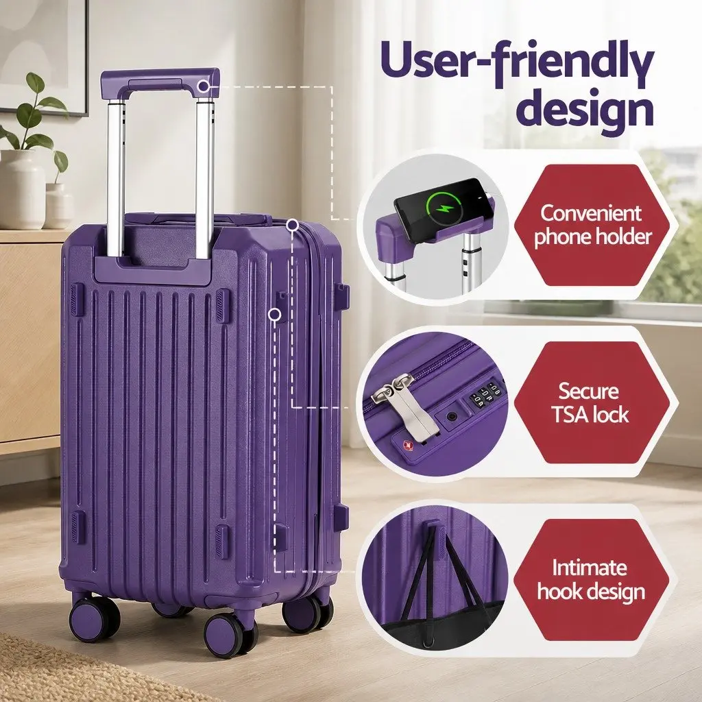 2-Piece Hard Shell Luggage Set