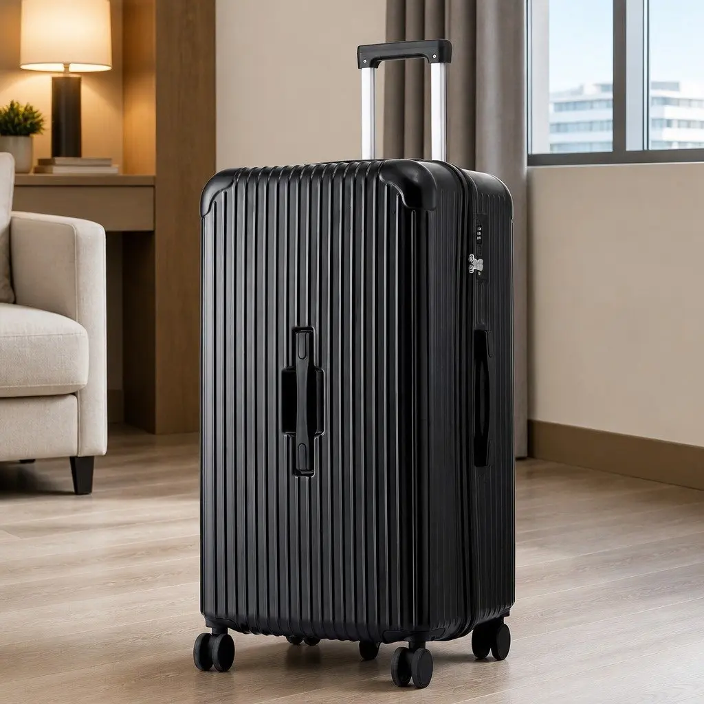 28 Inch Trunk Luggage Suitcase with USB Ports