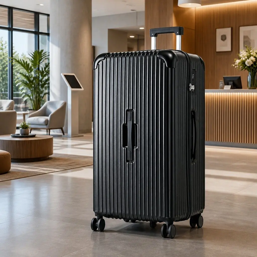 32" Trunk Luggage Suitcase with USB